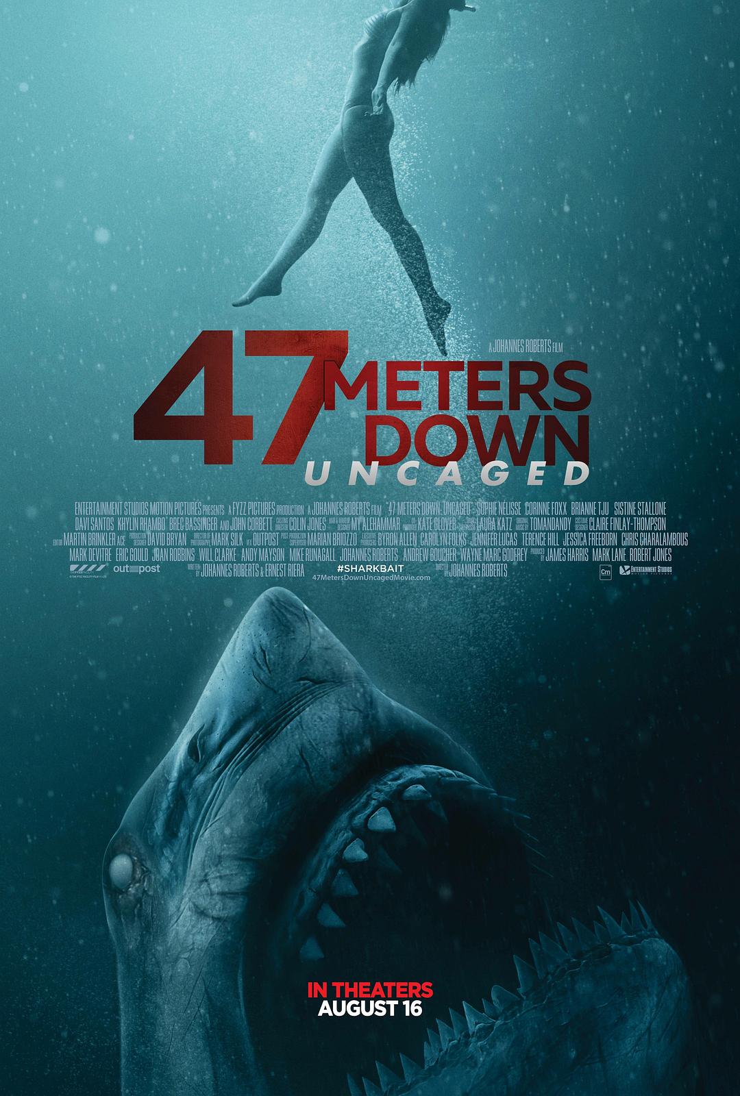 鲨海逃生【 DIY 简英繁英+简繁体字幕 】 47 Meters Down Uncaged 2019 Repack BluRay 1080p AVC DTS-HD MA5.1-LGenEratioNK@OurBits    [22.33 GB]-1.jpg