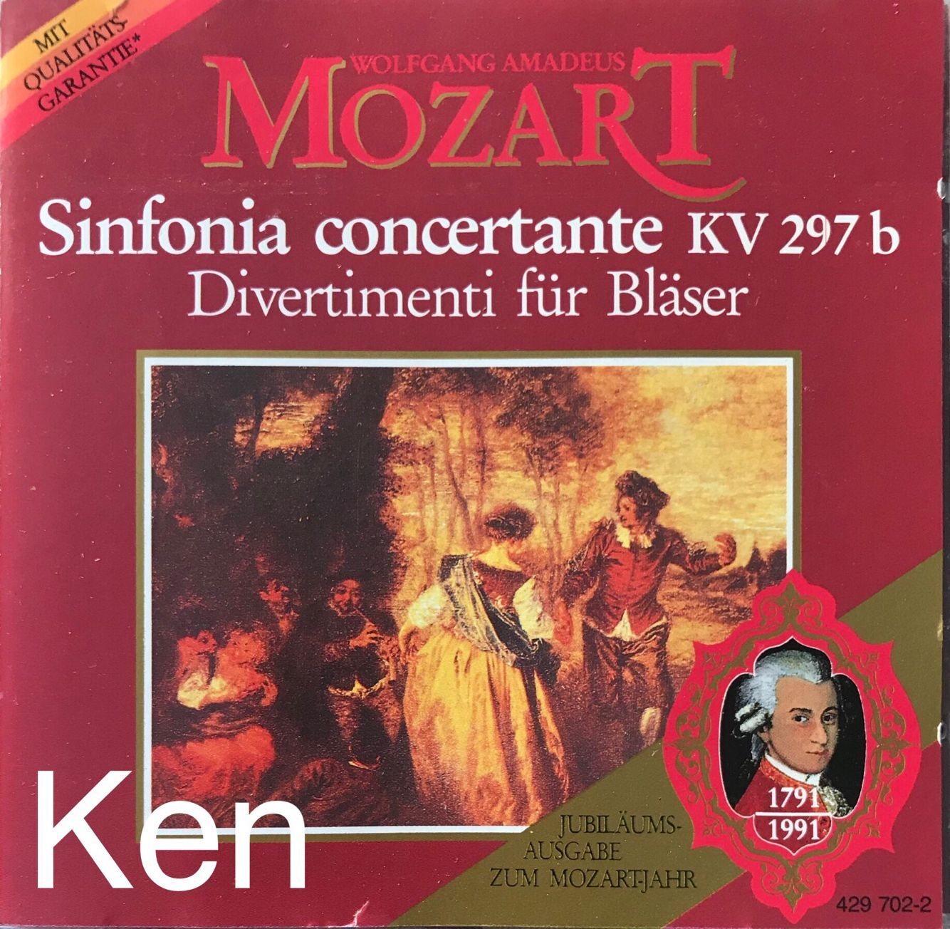 莫扎特 - KV297交响乐协奏曲和鼓风琴分奏曲 徳版银圈 1991 WAV分轨     588.42M-1.jpg